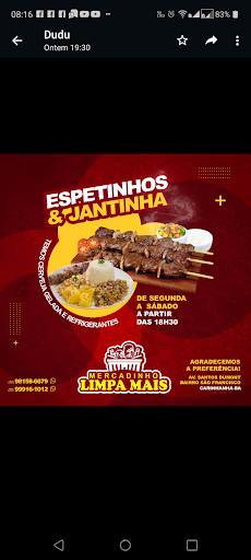 Mercearia limpa mais